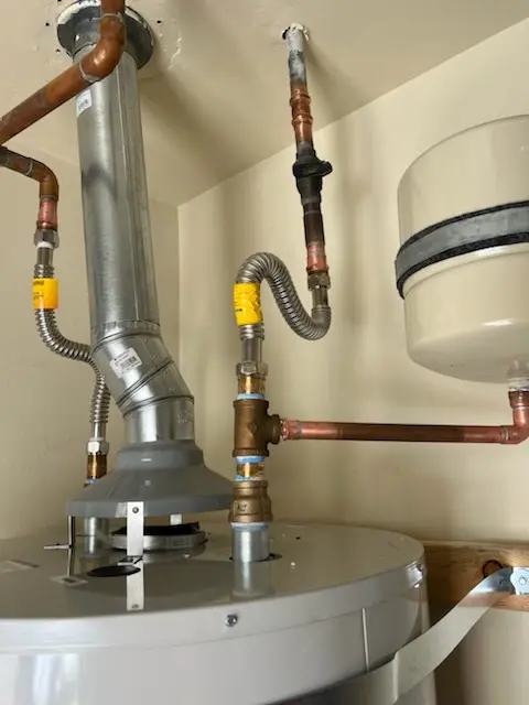 Water heater installation and plumbing repair in Bennington